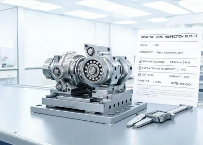 Robotics machined joint