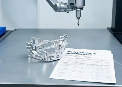 Aerospace machined bracket