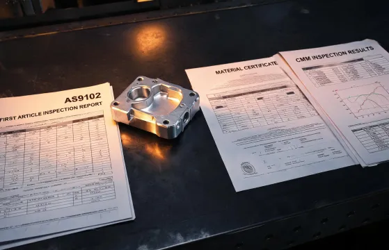 First article inspection document packet